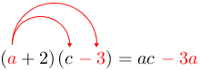 Arrow(arrow((red(a)+2)(c)red(-3)))=acred(-3a).png