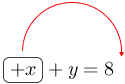 Linarrow(ovalbox(+x)+y=8).png