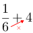 Fracarrow(frac(1)(6)+4).png