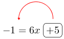 Linarrow(-1=6xovalbox(+5)).png