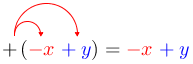 Arrow(arrow(+(red(-x))blue(+y)))=red(-x)blue(+y).png