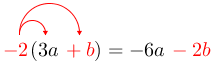 Arrow(arrow(red(-2)(3a)red(+b)))=-6ared(-2b).png