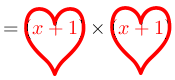 =red(hearsuit((x+1)))timesred(hearsuit((x+1))).png